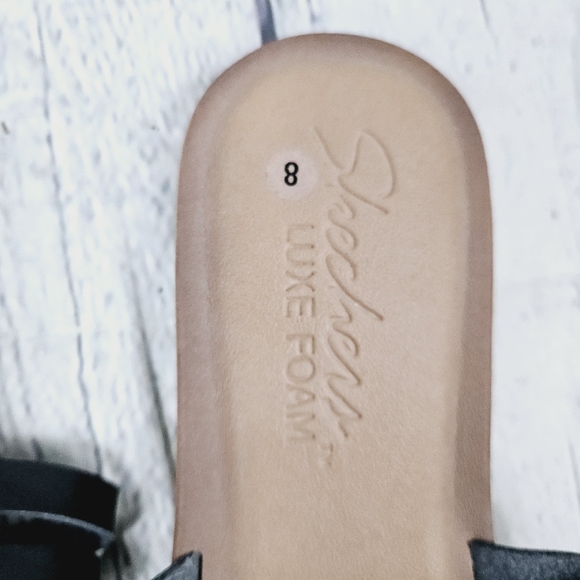 SKECHERS | Luxe Foam slipon slide sandals - Picture 3 of 3